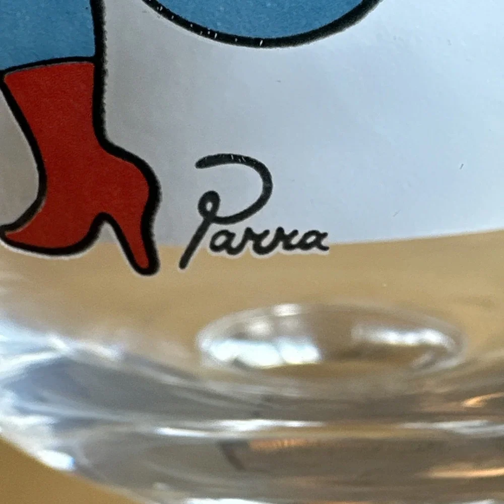 Duvel Tulip Beer Glass Limited Edition‎ 2010 by Artist Piet Parra Signed ~Etched
